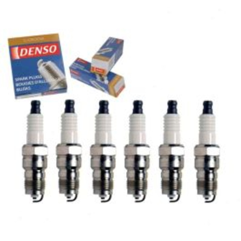 6 pc DENSO Standard U-Groove Spark Plugs for 1984-1986 Mercury Capri 3.8L V6
