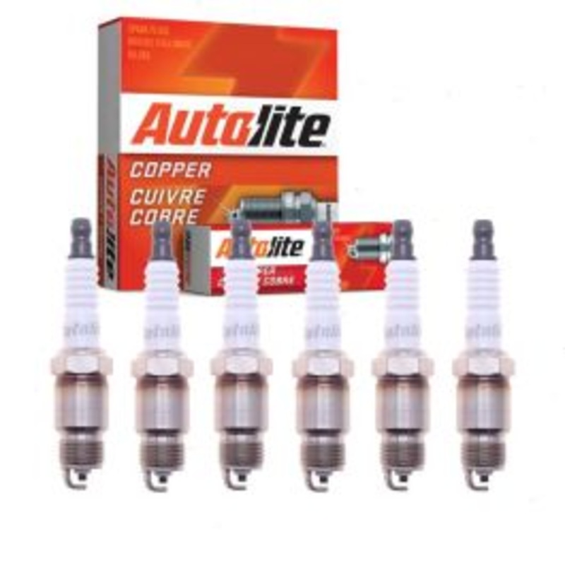 6 pc Autolite Copper Core Spark Plugs for 1989-1995 GMC C1500 4.3L V6