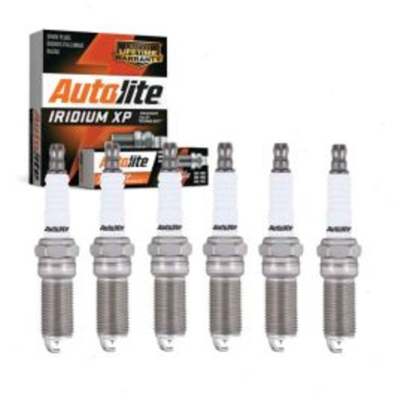 6 pc Autolite Iridium XP Spark Plug for 2015-2019 Ford Transit-250 3.7L V6
