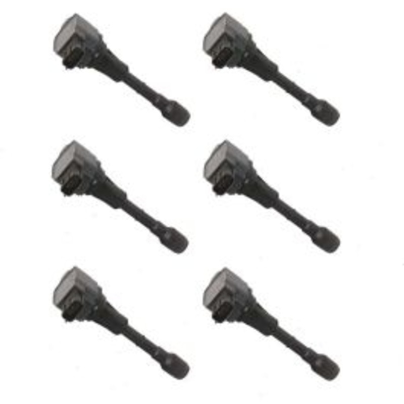 6 pc Hitachi Ignition Coils for 2014-2019 Infiniti Q70 3.7L V6