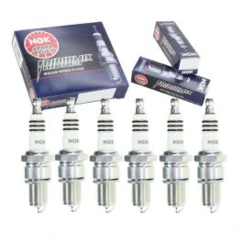 6 pc NGK Iridium IX Spark Plugs for 1968 Triumph TR250 2.5L L6