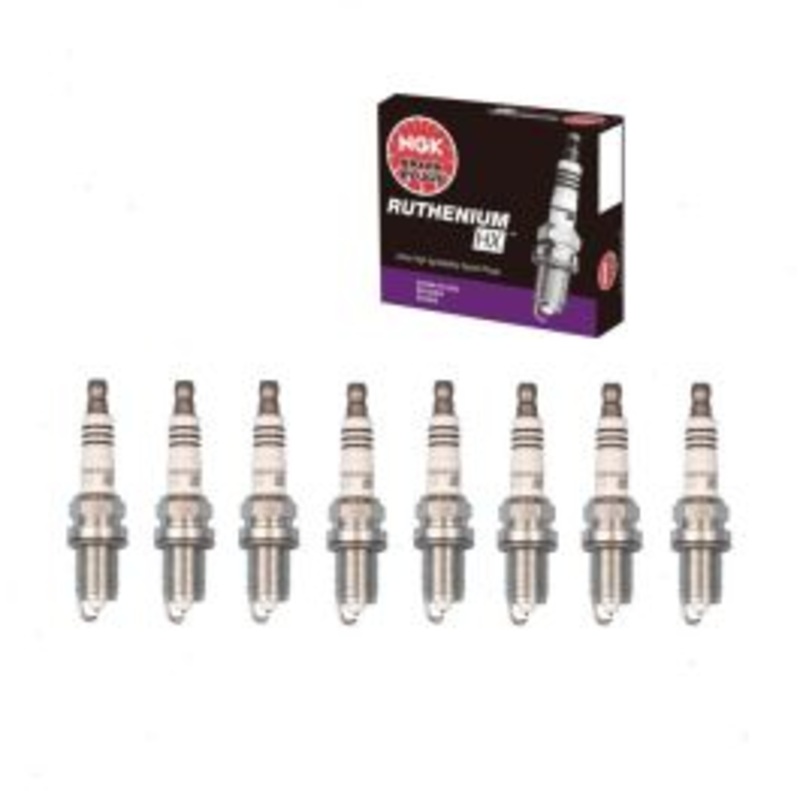 8 pc NGK Ruthenium HX Spark Plugs for 1997 BMW 740i 4.4L V8