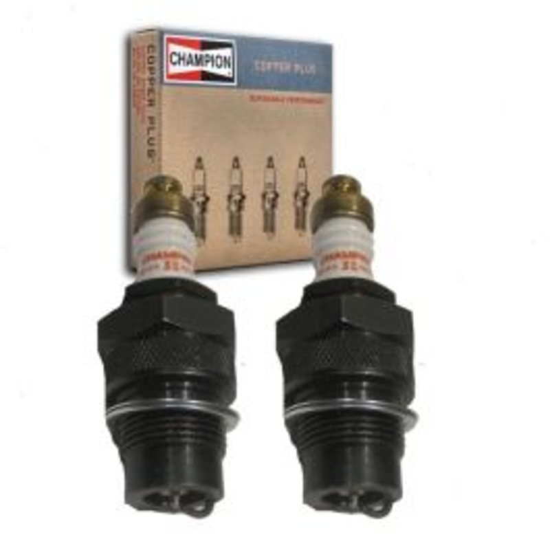2 pc Champion Copper Plus 429 3X Spark Plugs