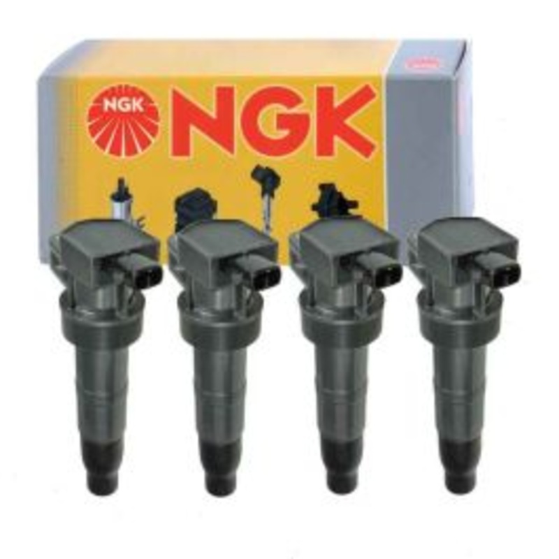 4 pc NGK Ignition Coils for 2007-2008 Kia Rondo 2.4L L4