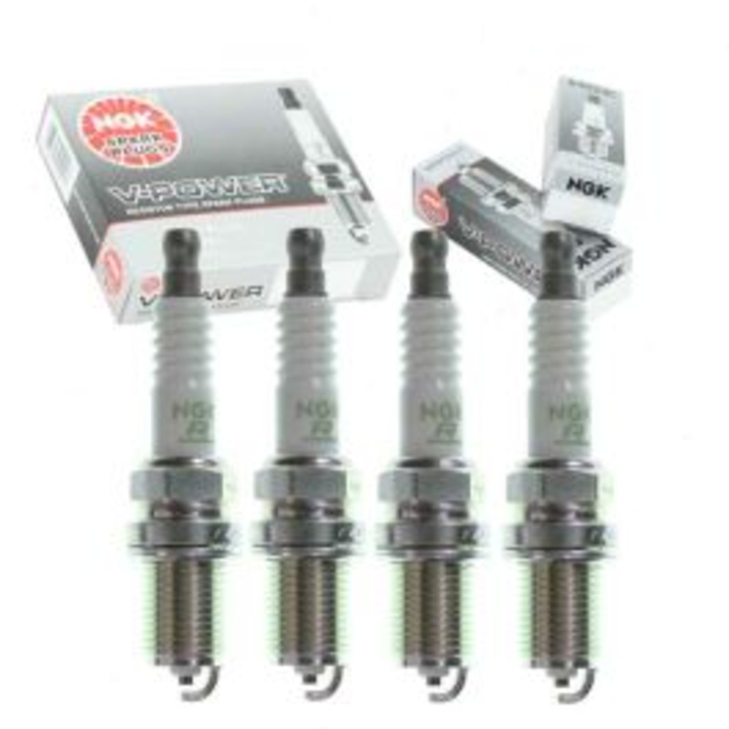 4 pc NGK V-Power Spark Plugs for 1998-2012 Toyota Corolla 1.8L 2.4L L4
