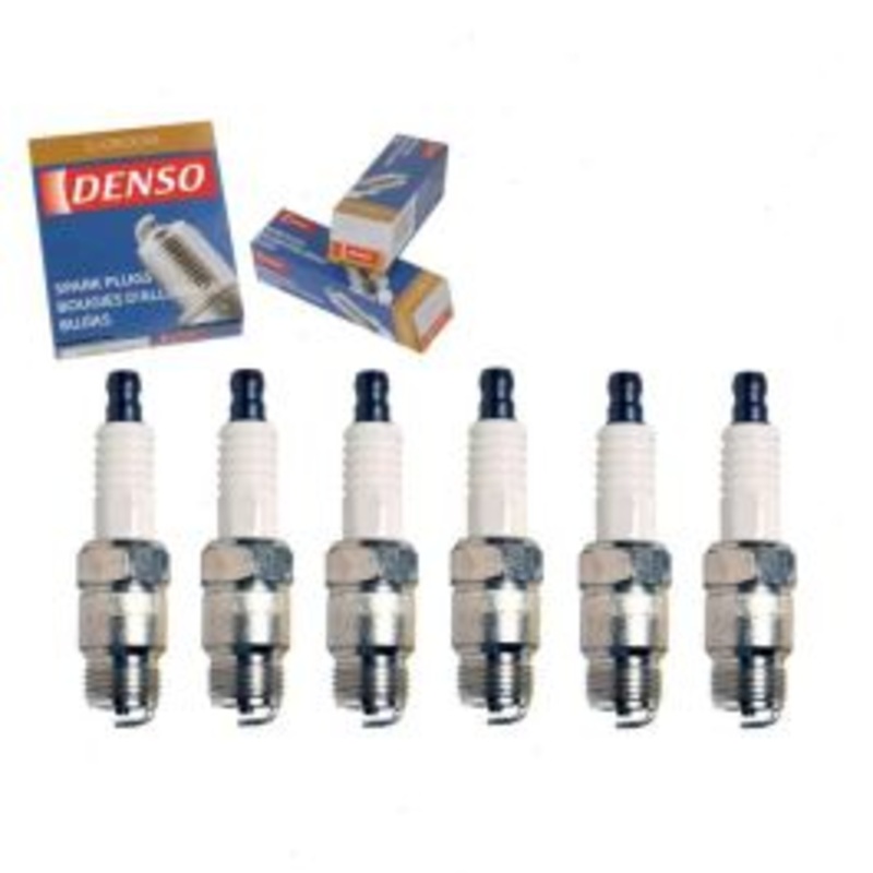 6 pc DENSO Standard U-Groove Spark Plugs for 1975-1986 Chevrolet C30 4.1L 4.8L L6