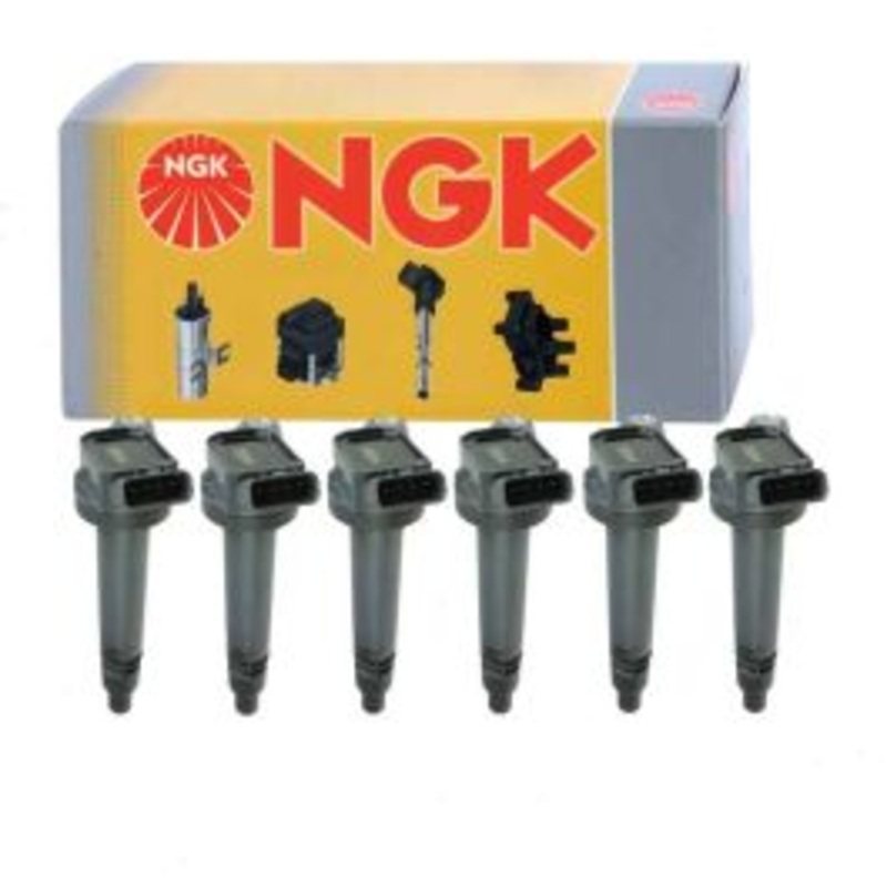 6 pc NGK Ignition Coils for 2006-2015 Lexus IS250 2.5L V6