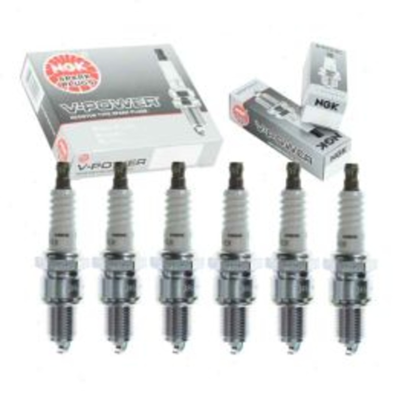 6 pc NGK V-Power Spark Plugs for 1961-1967 Dodge D200 Series 3.7L L6