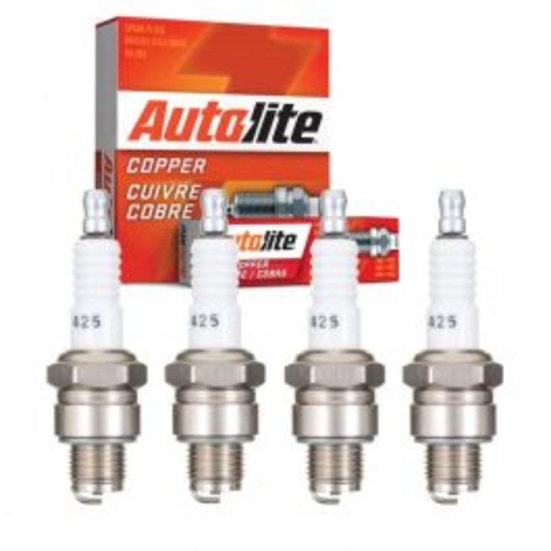4 pc Autolite Copper Core Spark Plugs for 1956-1957 Skoda 440