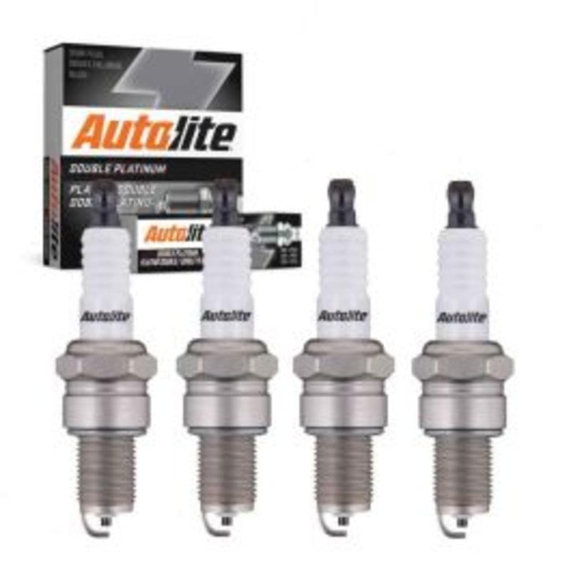 4 pc Autolite Double Platinum Spark Plug for 1989-1995 Plymouth Acclaim 2.5L