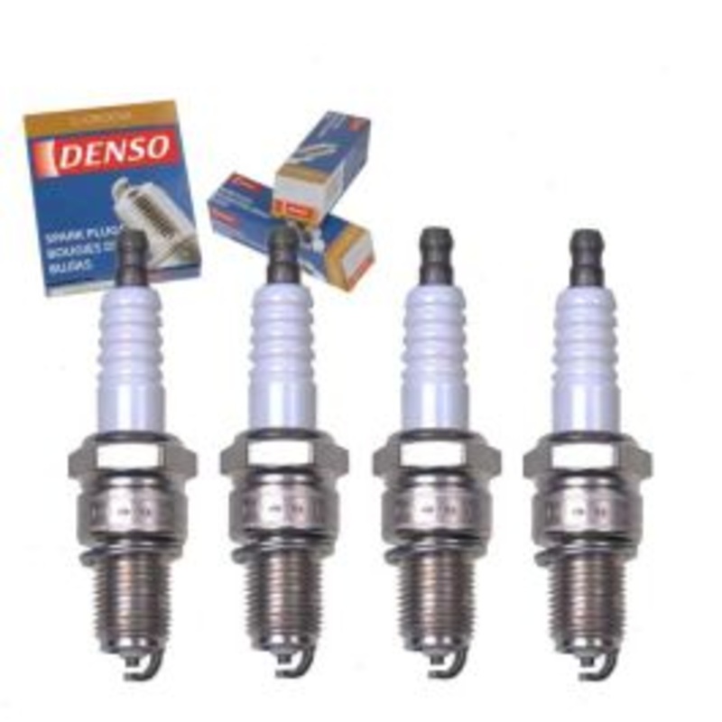 4 pc DENSO Standard U-Groove Spark Plugs for 1984-1988 Mitsubishi Cordia 1.8L L4