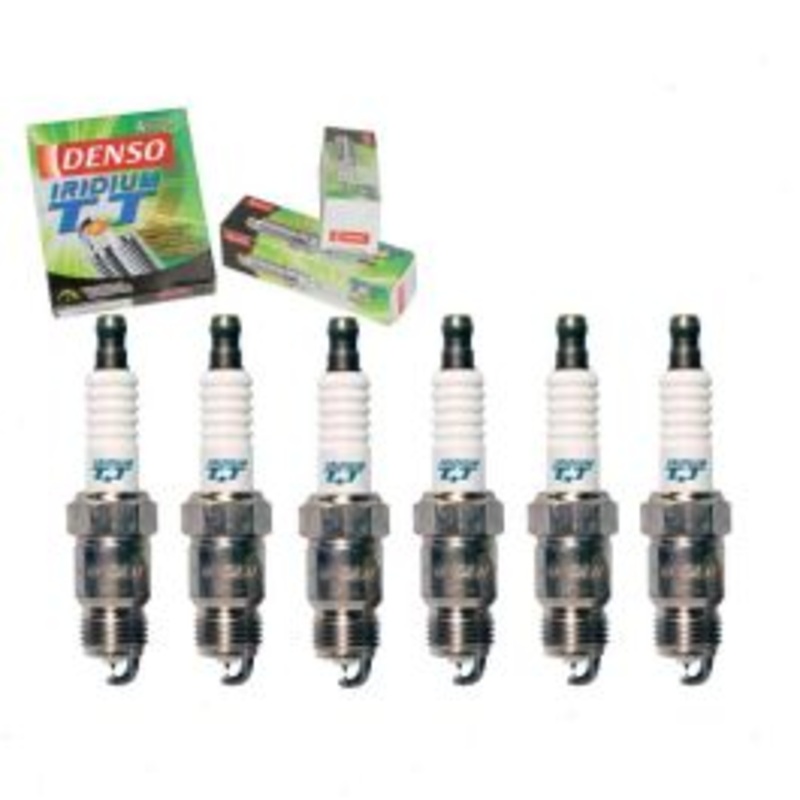 6 pc DENSO Iridium TT Spark Plugs for 1970-1982 Checker Marathon 3.8L 4.1L L6 V6
