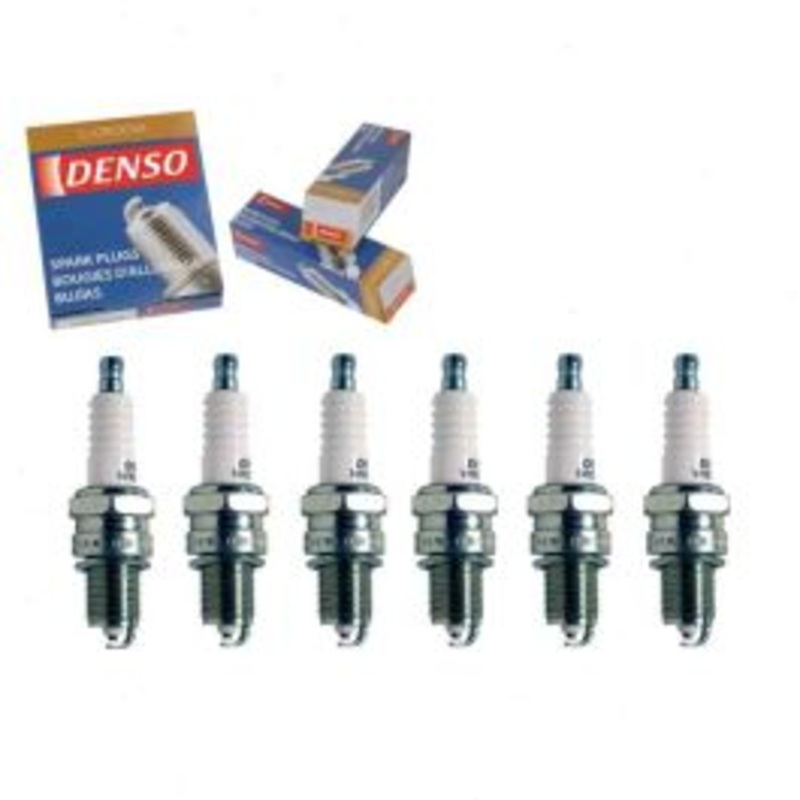 6 pc DENSO Standard U-Groove Spark Plugs for 1987-1991 Dodge Dakota 3.9L V6