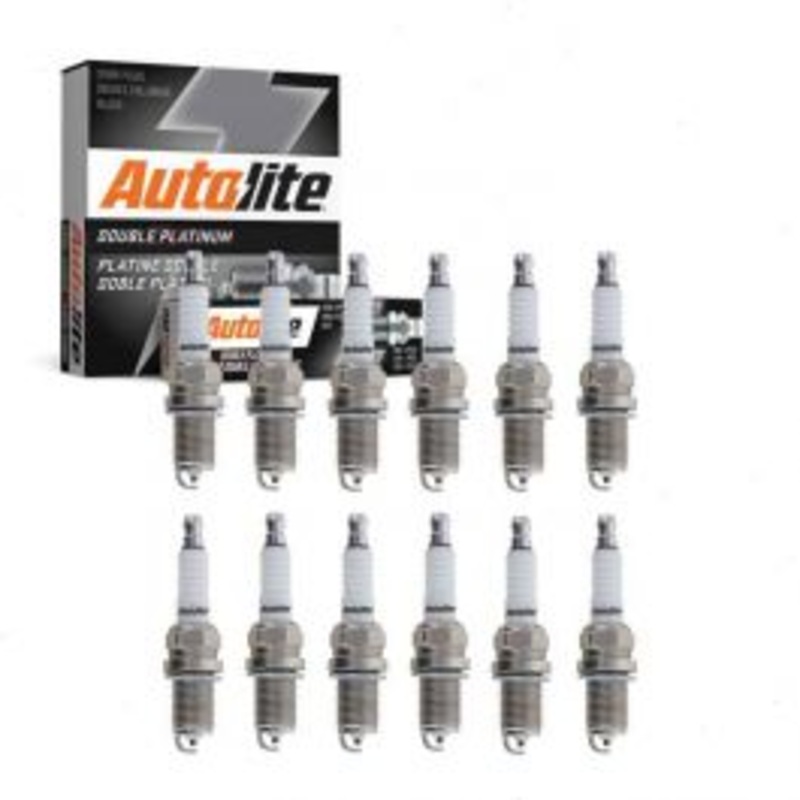 12 pc Autolite Double Platinum Spark Plug for 2000-2004 Aston Martin DB7