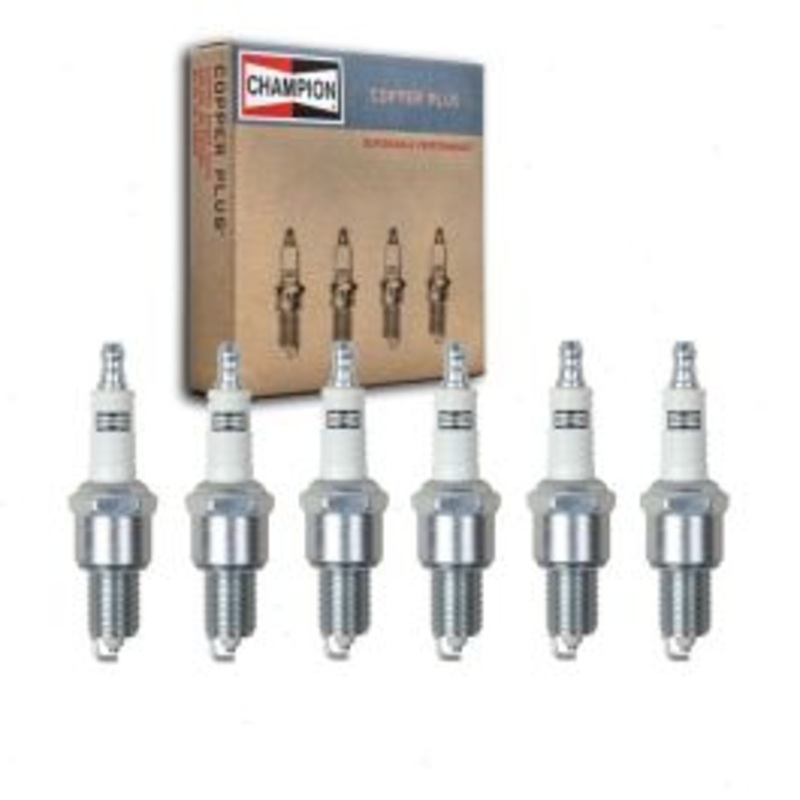6 pc Champion Copper Plus Spark Plugs for 1963-1966 Austin Princess 3.9L L6