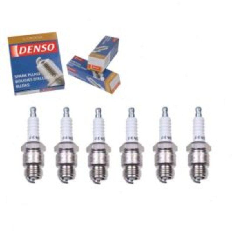 6 pc DENSO Standard U-Groove Spark Plugs for 1966-1967 Mercury Voyager 3.3L L6