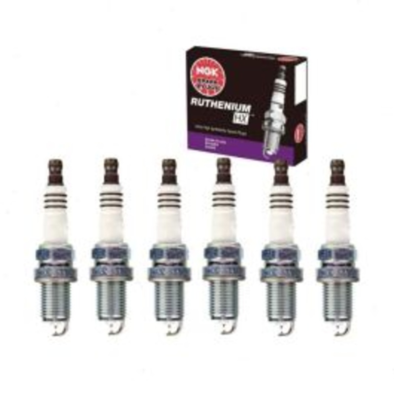 6 pc NGK Ruthenium HX Spark Plugs for 2001-2003 Acura CL 3.2L V6