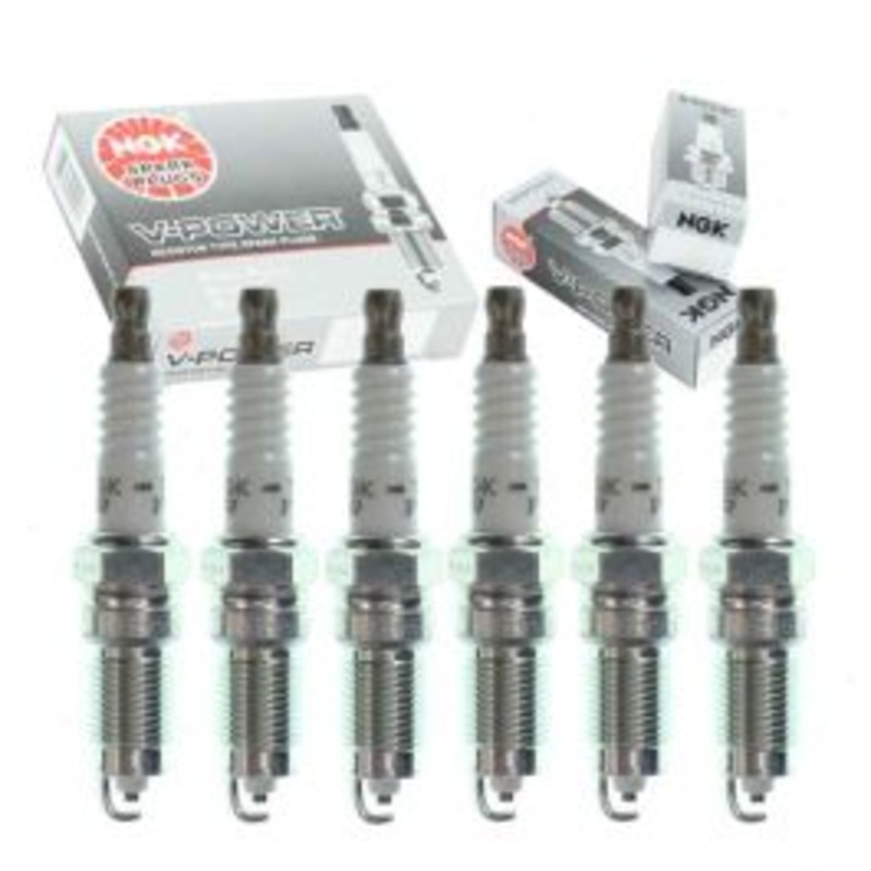 6 pc NGK V-Power Spark Plugs for 1985-2010 Ford Mustang 3.8L 4.0L V6