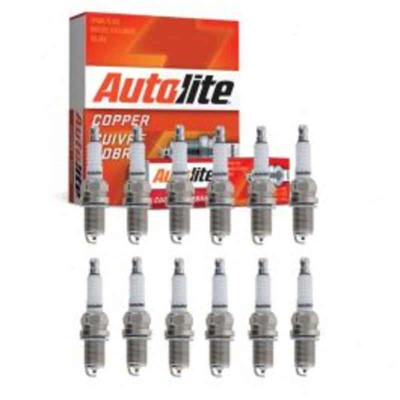 12 pc Autolite Copper Core Spark Plugs for 2001 Mercedes-Benz SL600 6.0L V12