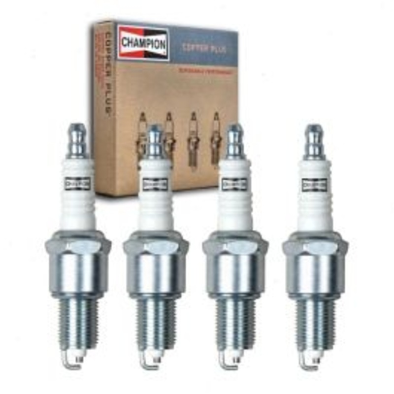 4 pc Champion Copper Plus Spark Plugs for 1984-1985 Dodge Caravan 2.2L L4