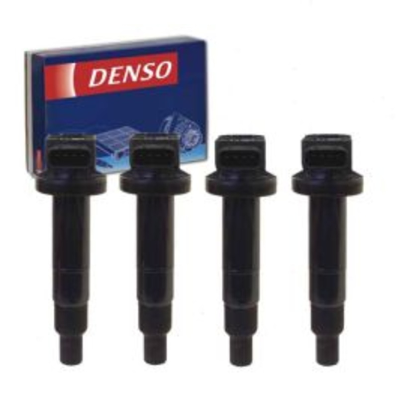 4 pc DENSO Direct Ignition Coils for 2012-2019 Toyota Prius C 1.5L L4