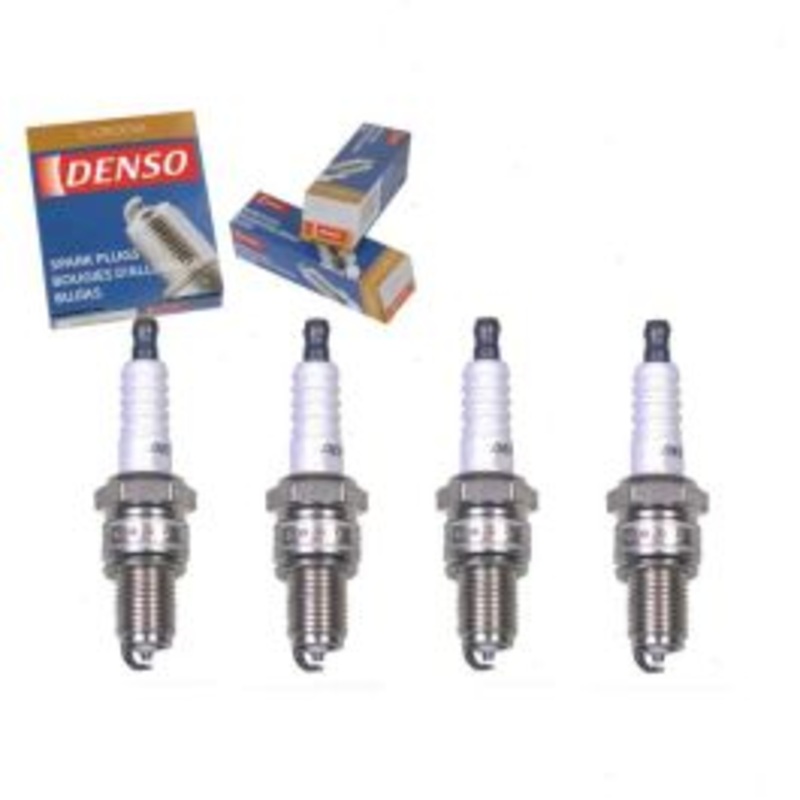 4 pc DENSO Standard U-Groove Spark Plugs for 1993-1996 Eagle Summit 1.5L L4