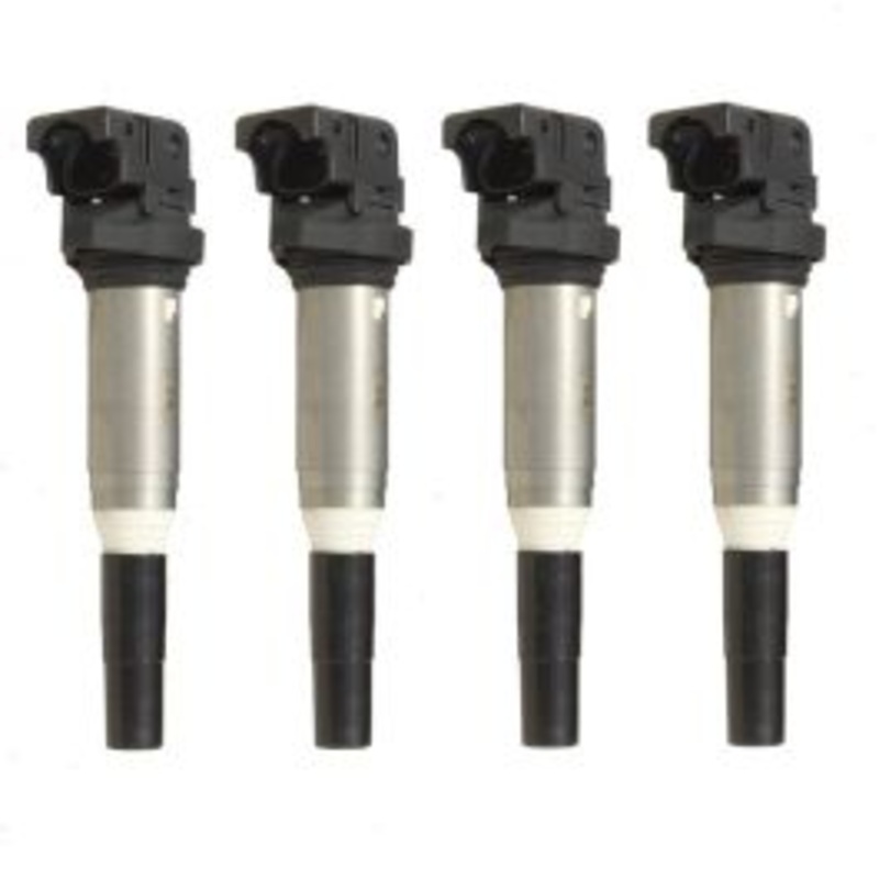 4 pc Hitachi Ignition Coils for 2015 BMW 428i xDrive Gran Coupe 2.0L L4