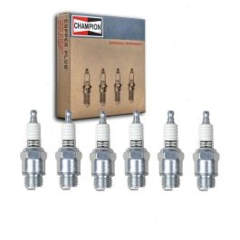6 pc Champion Industrial Spark Plugs for 1950-1953 Delage D6 2.9L L6