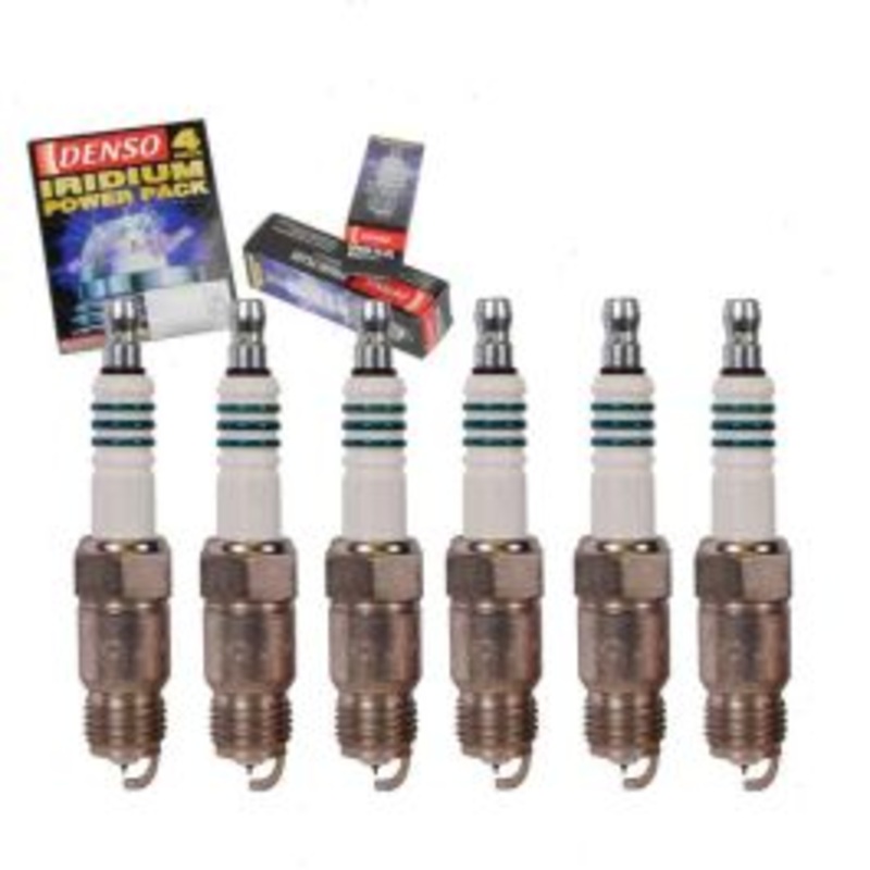 6 pc DENSO Iridium Power Spark Plugs for 1985 Oldsmobile Firenza 2.8L V6