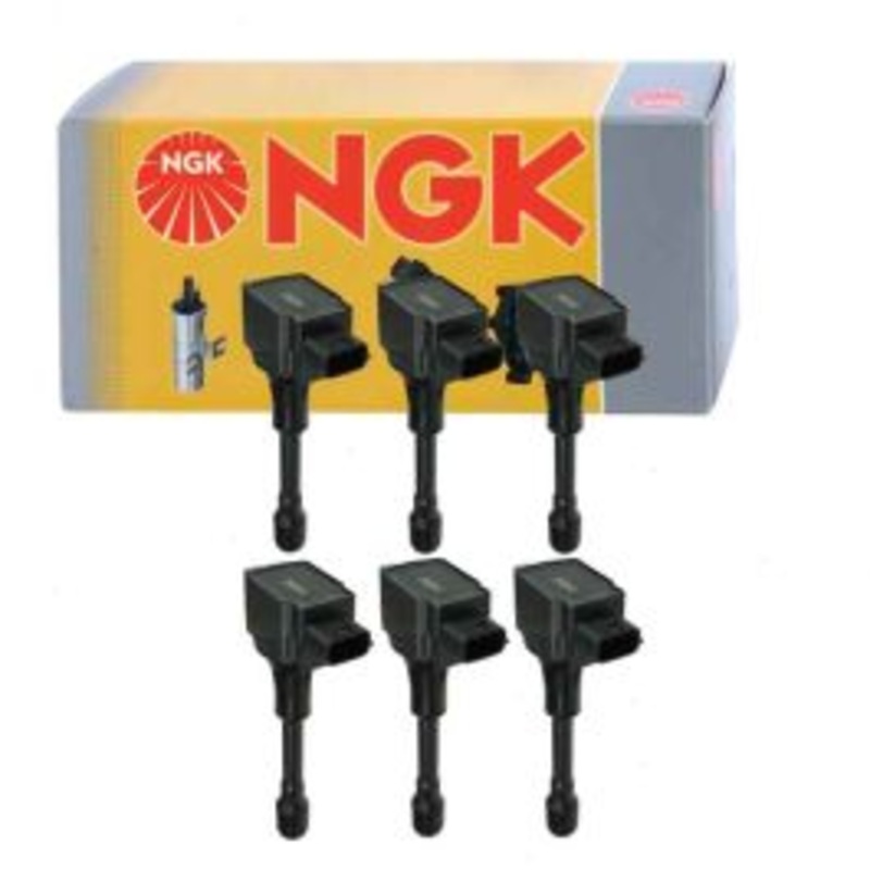 6 pc NGK Ignition Coils for 2011-2013 Infiniti M56 5.6L V8