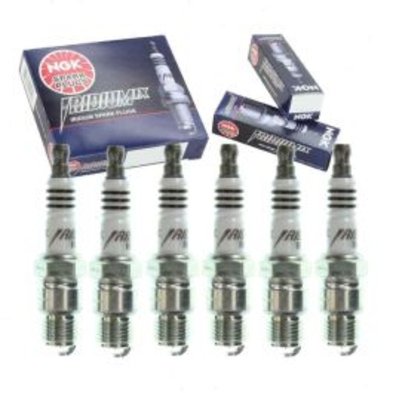 6 pc NGK Iridium IX Spark Plugs for 1975 GMC C15 Suburban 4.1L L6