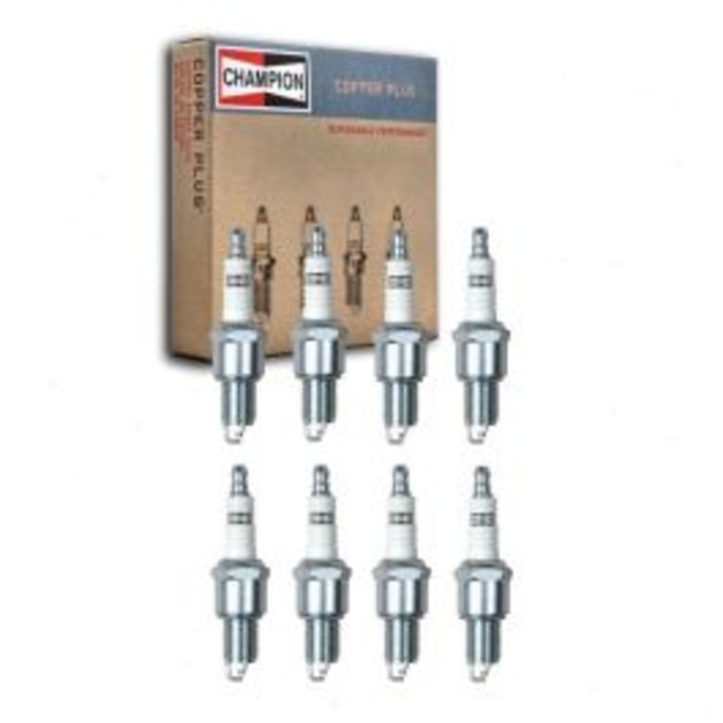 8 pc Champion Copper Plus Spark Plugs for 1955-1957 Hudson Hornet 5.2L 5.4L 5.8L V8