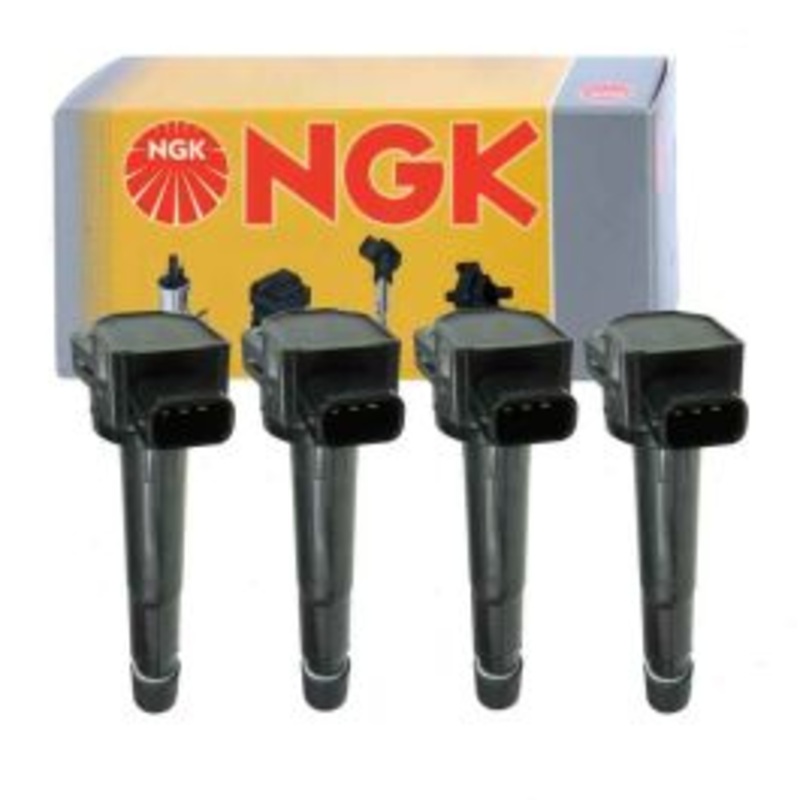 4 pc NGK Ignition Coils for 2007-2012 Acura RDX 2.3L L4