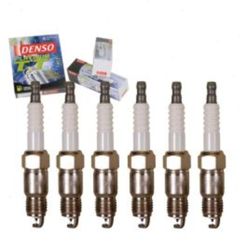 6 pc DENSO Platinum TT Spark Plugs for 1985-1987 Dodge D150 3.7L L6