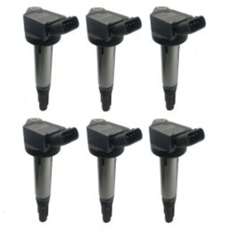6 pc Hitachi Ignition Coils for 2008-2017 Toyota Highlander 3.5L V6