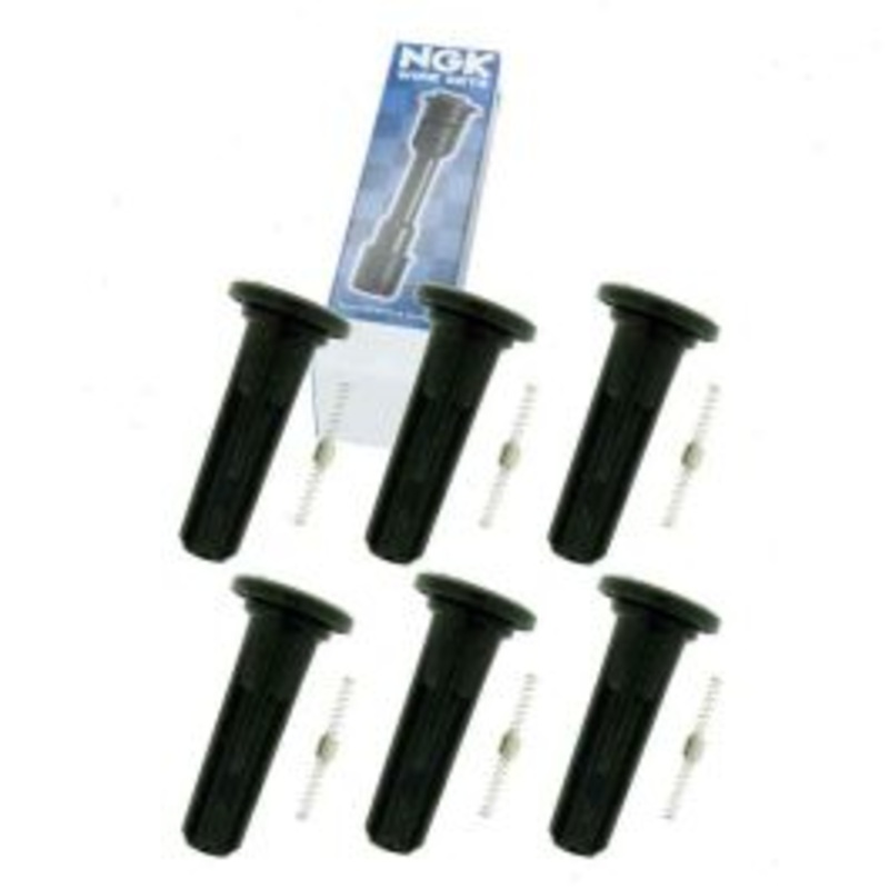 6 pc NGK Ignition Coil Boots for 2006-2008 Isuzu Ascender 4.2L L6