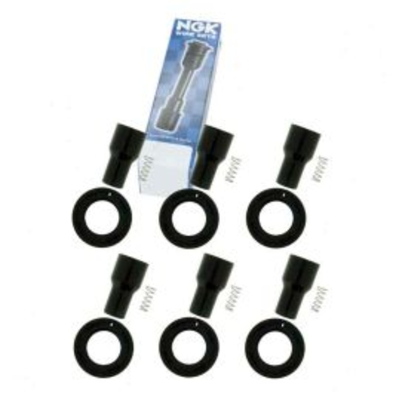 6 pc NGK Ignition Coil Boots for 2006-2014 Lexus IS350 3.5L V6