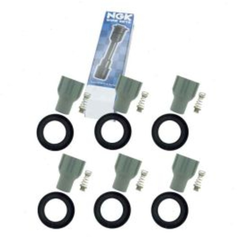 6 pc NGK Ignition Coil Boots for 2012-2018 Chevrolet Impala 3.6L V6