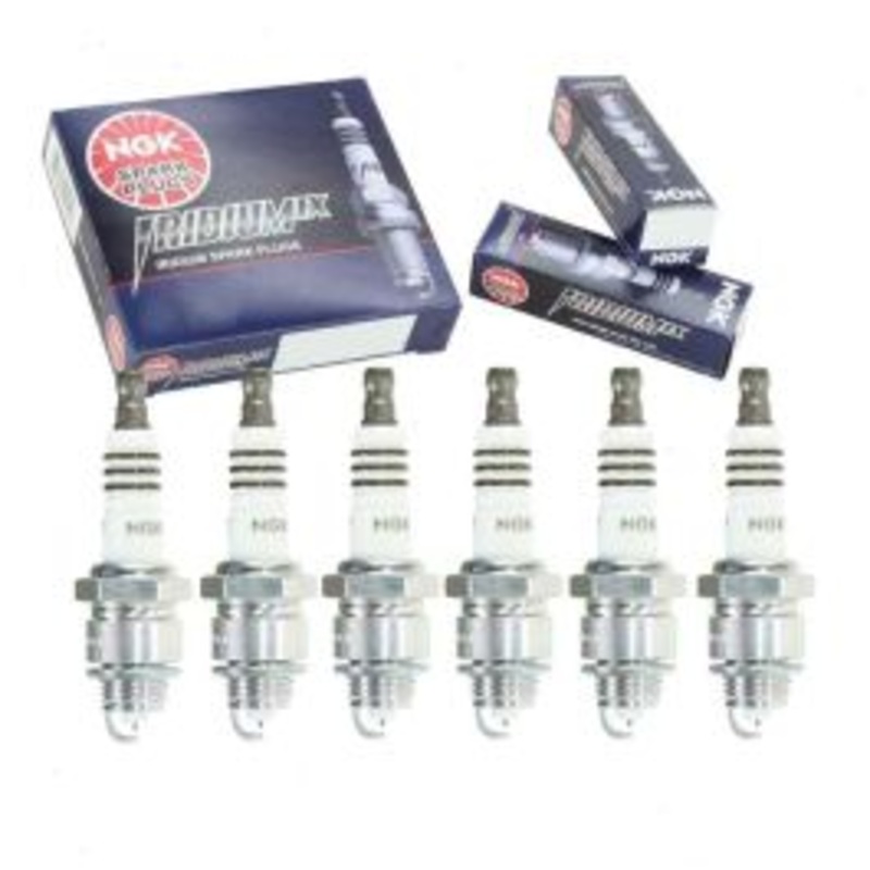 6 pc NGK Iridium IX Spark Plugs for 1969-1970 International Scout 4.3L L6