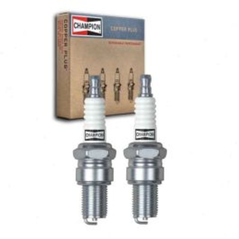 2 pc Champion Copper Plus 123 RN5C Spark Plugs