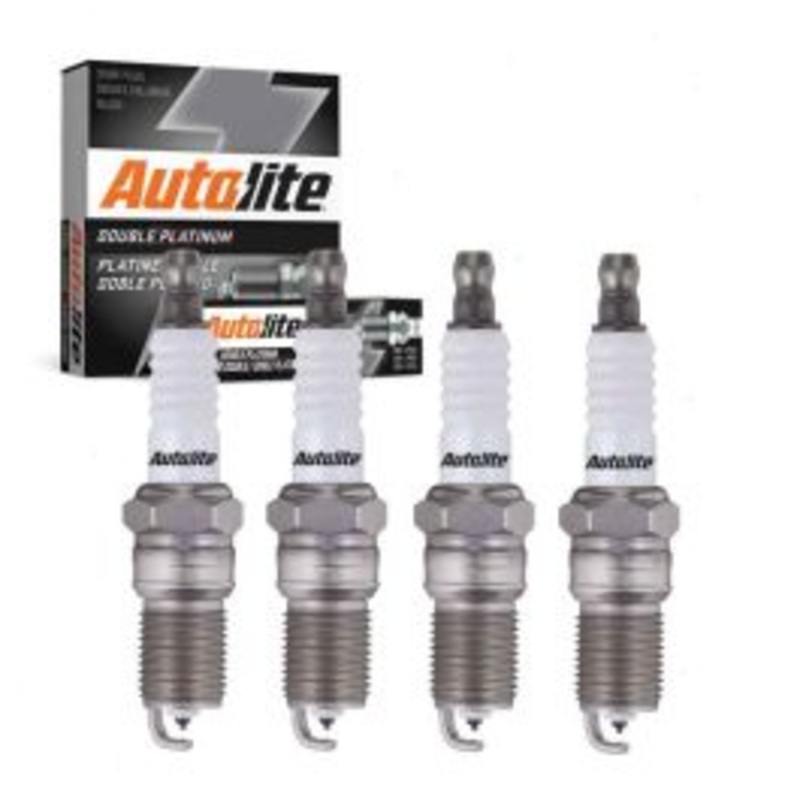 4 pc Autolite Double Platinum APP103 Spark Plug
