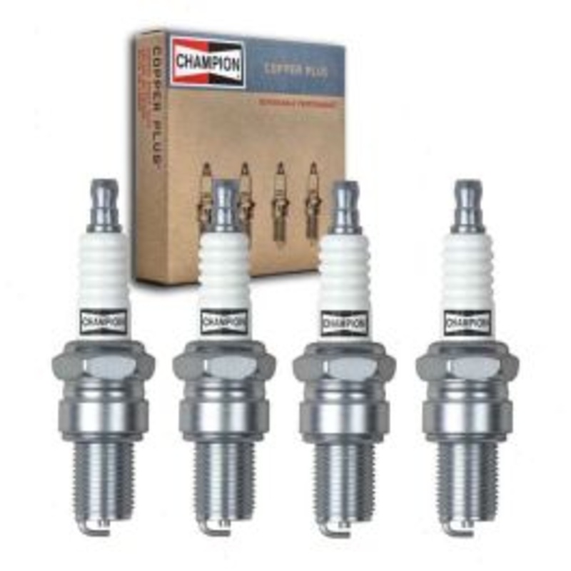4 pc Champion Copper Plus Spark Plugs for 1961-1968 Morgan Plus Four 1.3L 1.5L L4