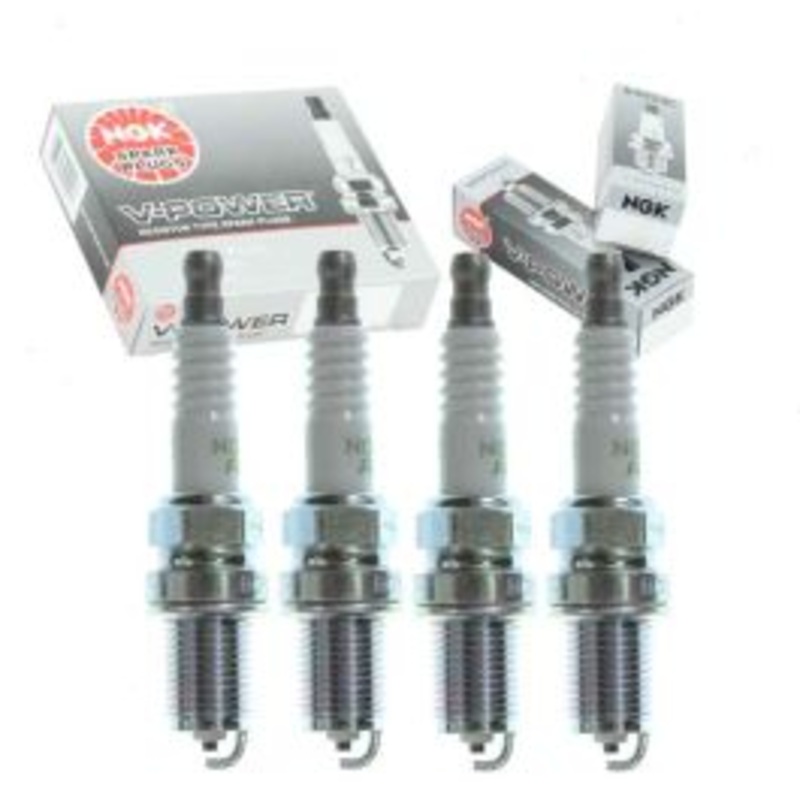 4 pc NGK V-Power Spark Plugs for 1999-2005 Saab 9-5 2.3L L4