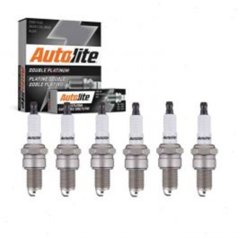 6 pc Autolite Double Platinum Spark Plug for 1961-1966 Mercedes-Benz 300SE