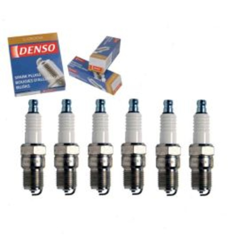 6 pc DENSO Standard U-Groove Spark Plugs for 1987-1993 Mercedes-Benz 190E 2.6L L6