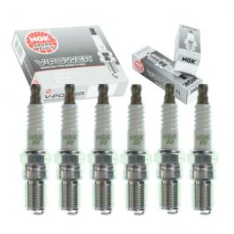 6 pc NGK V-Power 3346 BR7EF Spark Plugs