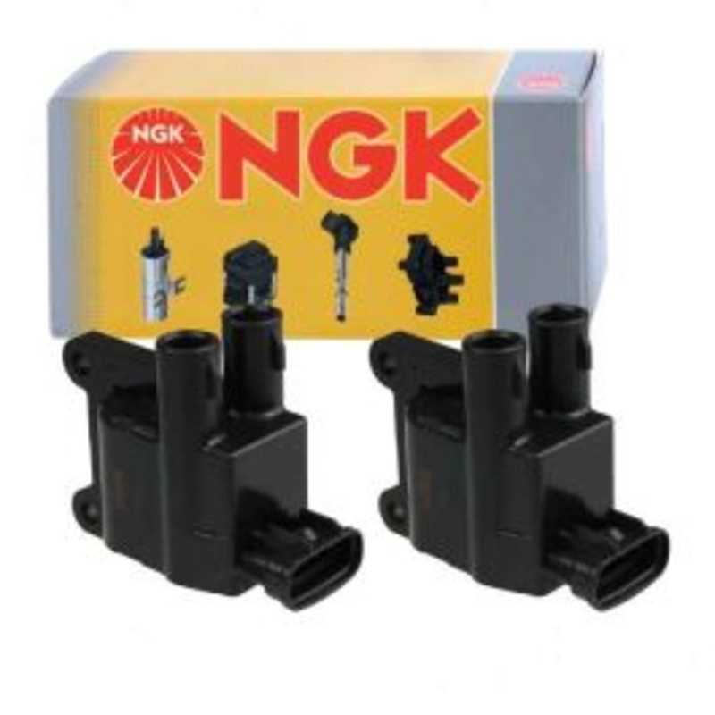 2 pc NGK Ignition Coils for 1999-2001 Toyota Solara 2.2L L4