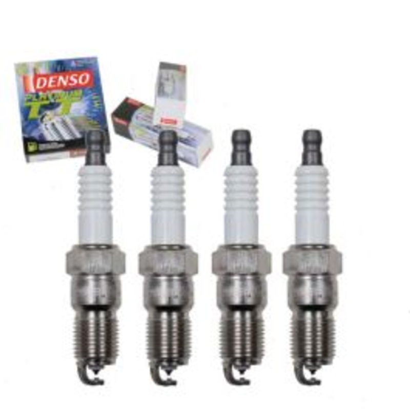 4 pc DENSO Platinum TT Spark Plugs for 1974-1980 Ford Pinto 2.3L L4