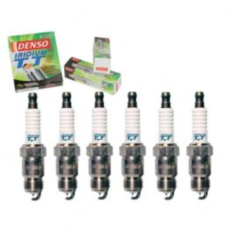 6 pc DENSO Iridium TT Spark Plugs for 1968-1974 GMC C25 C2500 Pickup 4.1L 4.8L L6