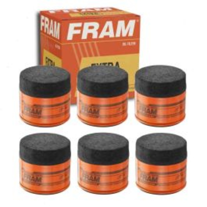 6 pc FRAM Extra Guard PH6607 Engine Oil Filters